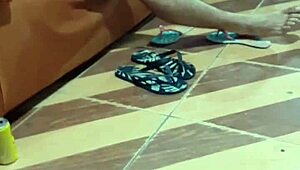 Sugte odd jobs-fyren herhjemme - blev så kåt uden kondom!