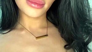 Horny British brunette college girl intensely plays with toys in solo session