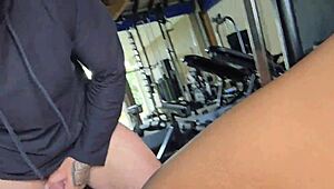 Hot Brunette Kel Macettare Fucked in Condo Gym