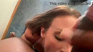 Vanessa Hastings Sucks Balls For Bbc Facial