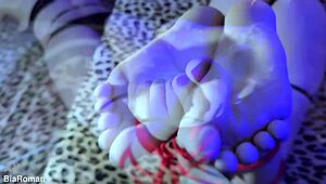 Tickling her soft soles feels like a dream come true.