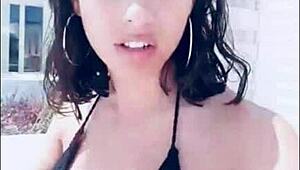 Georgia May Foote stunning big tits in a photo compilation video