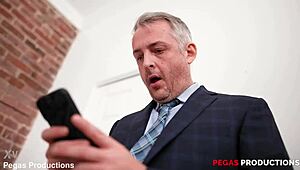 Pegas productions - la belle sky fox gets choked and fucked by julian august in a narrow ass scene
