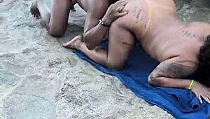 Met a Short, Chubby, Sexy Girl at the Nudist Beach - Watch Until the End!