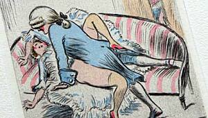 I just can’t get over this vintage erotic art collection.