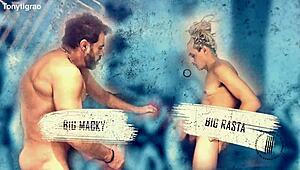 Feel The Passion In This Rough Orgy With Beautiful Tattooed Women