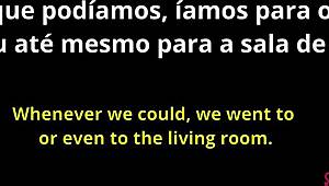 Teen Brunette Handles Big Cock in Anal Blowjob