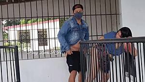 Pinay Student Gets Wild With Teacher Outdoors