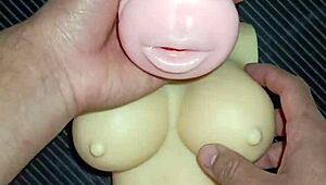 Uncensored deepthroat and fucking lead to gaping creampie in tight anal scene