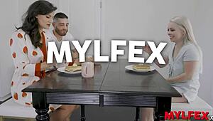 Mylfex - Sharing Breakfast with the Gals in Early Morning Fun