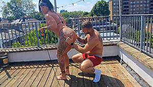 my ripped friend slammed me good after our workout