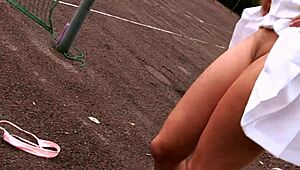 Tennis Girl Claudia Rossi Solo Masturbates With Dildo In Uniform