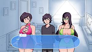 Happy puppies snow daze