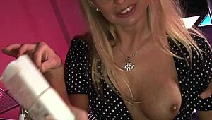 What’s hotter than a blonde milf mom taking a big cock?