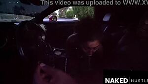 latina gets fucked in public parking lot