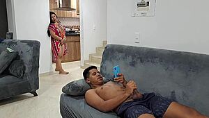 Hot mature woman drilled hard by her stepson