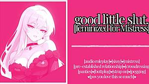 i'm your twilight blush sissy mistress with strapon and buttplug