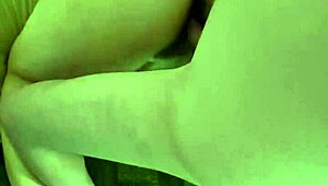 Premature creampie cleanup in doggystyle