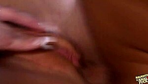 hey, this chick tried talking but got cock in her butt