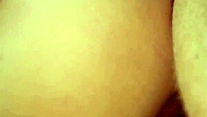 Romantic couple with sensual brunette feels amazing during hot sex in relax time