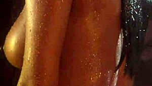 Oh God, These Lesbians Fuck Hard In The Rain With Strapons!