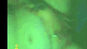 Chubby teen slut from Tinder masturbates her wet pussy solo.