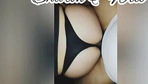 Sneaking Into Neighbor's Pussy While Husband Travels Away