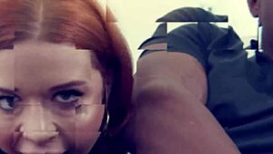 Big Tittied Trollop SPITROASTED Hard By Massive Cocked Repairmen - Dogfart.