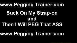 Don't Be Afraid Of My Big Black Dildo As I Dominate With Strapon And Toys