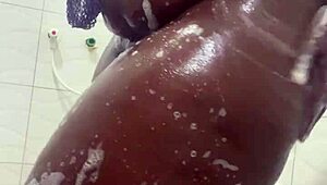 Emergency candy in pool bathroom with big tits and pussy