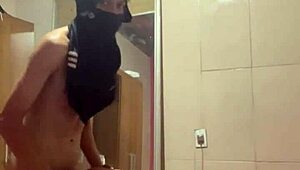 He came to deliver food and stayed for more with the brunette trans