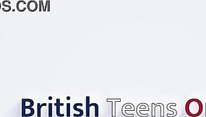 Hot British Alt College Student Teases and Plays with Her Pussy Until She Cums