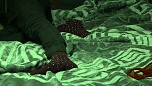 Teen gets fucked hard after being tied up!