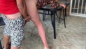 Stepmom Joins Outdoor Mutual Masturbation with Intense Creampie Finish. Nothing Beats This Raw Action!