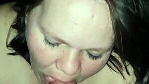 Feeling Relaxed During Her Cock Sucking Blowjob