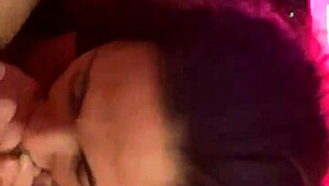 sucking big cock with shaved pussy