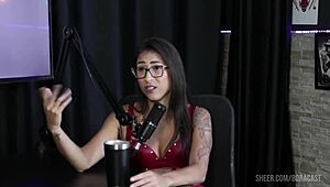 compilados da luciana picchi no bora cast com bruna carlos e matheus caetano - parte 2 watch on sheer red