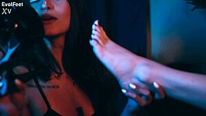 every toe is a world to explore with your tongue in this barefoot fetish scene