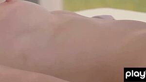 Bianka Helen, the petite German beauty, undresses outdoors revealing her big boobs.