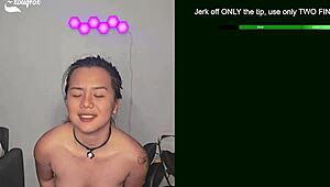 Edge me in this solo joi challenge with ExotiqFox