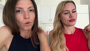 risky casting interview with blonde