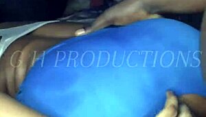 Ghetto girl Lill Shorty GH gets fucked quickly in missionary, left with dripping pussy.