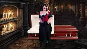 Jebote! Baka Peggy Sue pegla, puši kurac i guta kumu kao vampir