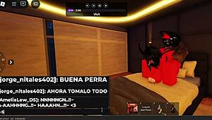 The cute prostitute serves her master for a big cumshot.