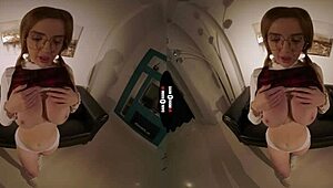 dark room vr, i rip off redhead's panties for hardcore cowgirl riding 🔥