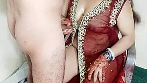 Sword in dhoti to anal fuck muslim sister-in-law's big ass bhabhi on chair