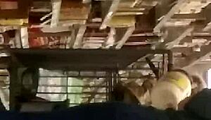 Hidden candid shots of teen's ass