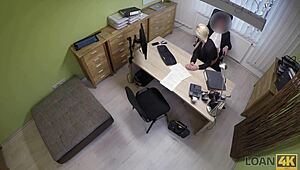 Cheeky Blonde Fucks for Loan to Buy Mercedes