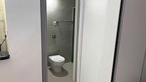 Domination Stretches Gay Ass With Bareback Creampie On Wet Feet