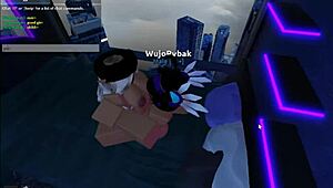Horny roblox boy fuck a step sister